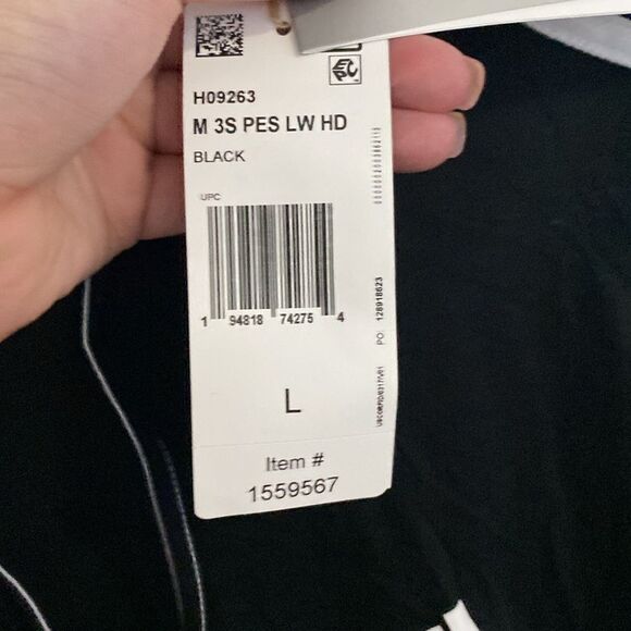 NWT- ADIDAS-Lightweight Pullover Hoodie T-Shirt- Size Large - Picture 10 of 11